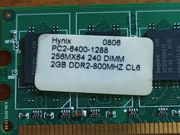 Pamięć Hynix 2GB DDR2 PC 800MHz 6400U-najtaniej !