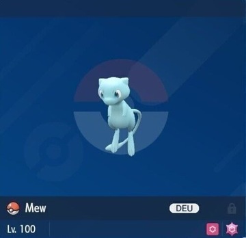 Pokemon Scarlet/Violet- Mew Shiny 6IV