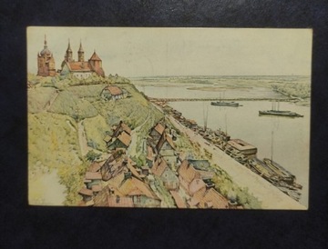 Pocztówka Płock Trzebiński Wzgórze Katedralne