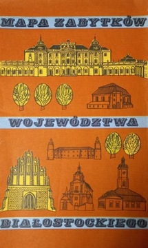 Mapa zabytków województwa białostockiego  1972