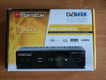 Dekoder Opticum Premium H.265 Czarny DVB-T2 
