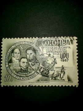 Znaczki stare Kolumbia 