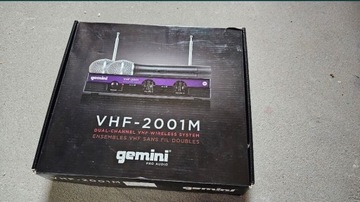 Zest 2x Mikrofony bezprzewodowe Gemini VHF-2001M