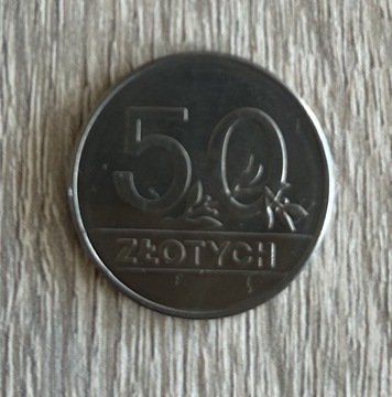 50 zł złotych 1990 r mennicza stan 1