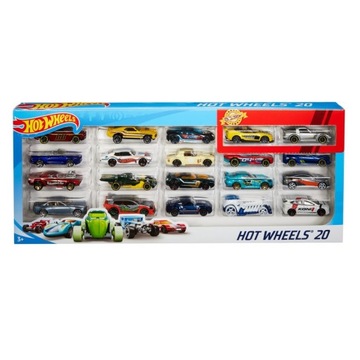 HOT WHEELS 20-PAK 20 SAMOCHODZIKÓW LOSOWE RÓŻNE