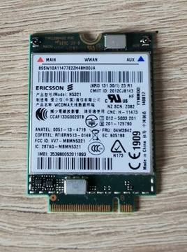 Modem LTE WWAN Ericsson N5321 do Lenovo