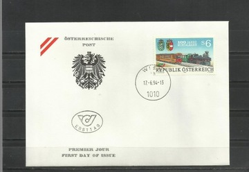 Austria 1994 - Kolejnictwo, Pociągi , FDC