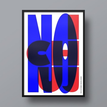 Plakat No i Ch*j B2 (50x70 cm)