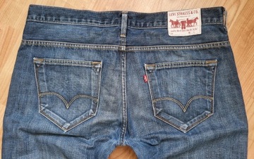 Spodnie męskie jeans Levis 506 W38L32 skracane 
