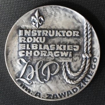 ElbIąg Instruktor Roku Chorągwi ZHP - medal