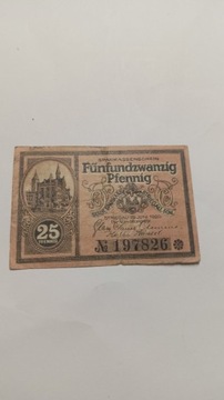 25 Pfennig 1920 rok  Niemcy 