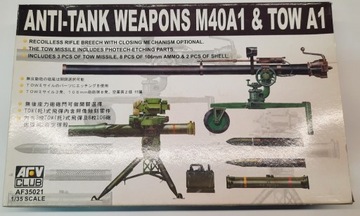 AFV Club 35021 Anti Tank Weapons M40A1 and TOW A1