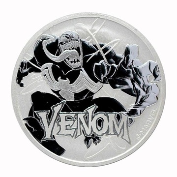 Venom Marvel 1 oz AG 9999