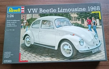 REVELL VW BEETLE LIMOUSINE 1968 -NOWY z dodatkami