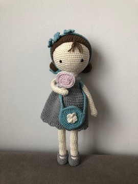 Lalka na szydełku amigurumi crochet doll 