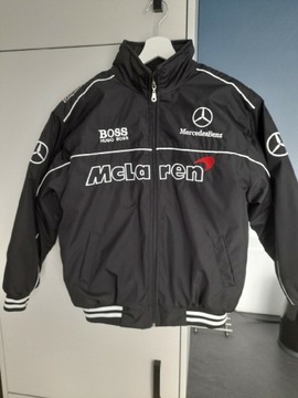 Kurtka młodzieżowa chłopca Mercedes fan F1 HUGO 