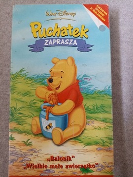 Kaseta wideo Puchatek zaprasza VHS