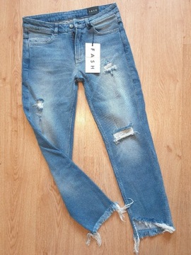 Spodnie Fash  Jeans Nowe r. 38/ M  (27) ideał!