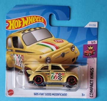 Hot Wheels 60S FIAT 500D 500 MODYFICADO nowość