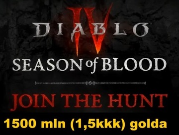 DIABLO4 SEZON 2 1500MLN GOLD ZŁOTO SOFT PC PS XBOX