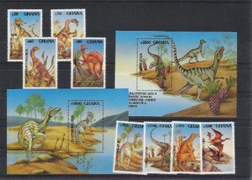 dinozaury prehistoryczne zwierzeta  GHANA 