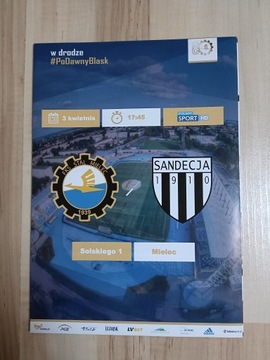 Program Stal Mielec - Sandecja Nowy Sącz 2018/19