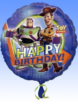Duży urodzinowy balon Toy Story 45 cm/ 5 SZT