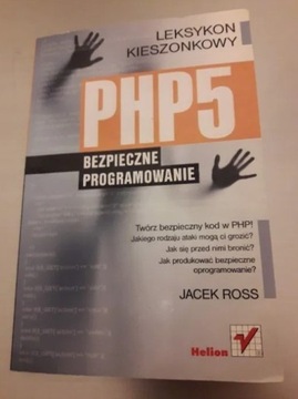 PHP5. Bezpieczne programowanie. Leksykon kieszonko