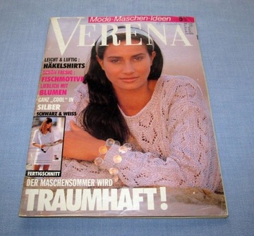 Verena 5/1991 wzory sploty modne swetry modele