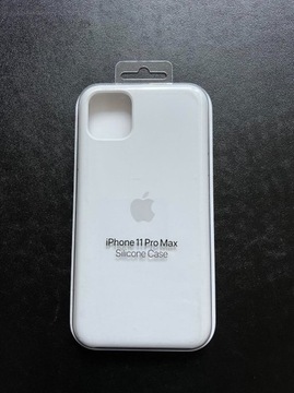 iPhone 11 Pro Max - Silikonowy Case Biały ORYGINAŁ