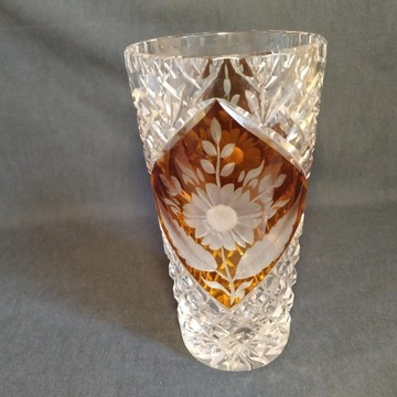 Wazon, wazon ze szkła kryształowego