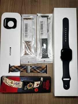 Apple Watch 7 41mm Cellular - bogaty zestaw