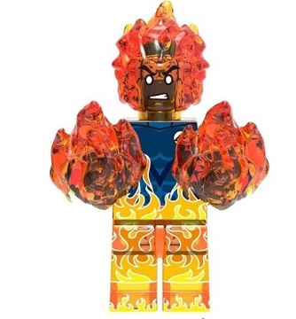 Figurka Human Torch  Super Heroes Plus Karta Lego