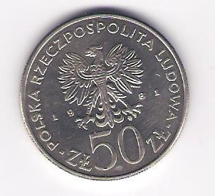 Moneta 50 zł z 1981r Władysław Sikorski