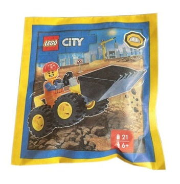 LEGO City Minifigure Polybag - Builder with Digger #952310