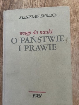 Ehrlich S., Wstęp do nauki o państwie i prawie