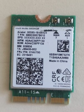 Intel 9462NGW karta Wi-fi