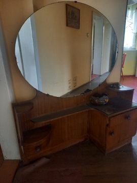 Toaletka z lustrem za darmo - do renowacji