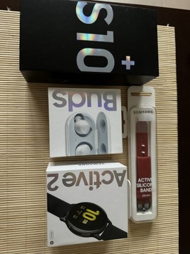 Zestaw Samsung galaxy s10+ z watch active 2 i buds