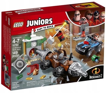 Lego Juniors 10760 NAPAD SZPADLA NA BANK