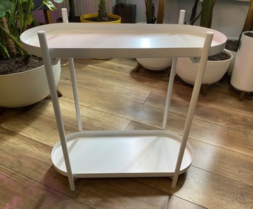Ikea OLIVBLAD stojak na doniczki kwietnik biały
