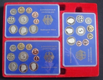 RFN - PROOF SET 1999, 2000, 2001 -15 Kompletów