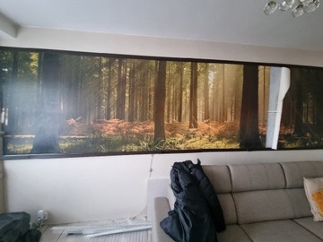 Fototapeta winylowa 480x120, z demontażu 