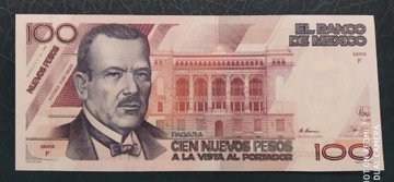 Meksyk 100 pesos 1992 !! UNC