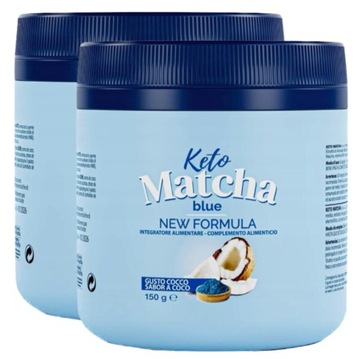 2x KETO MATCHA BLUE Suplement diety na odchudzanie