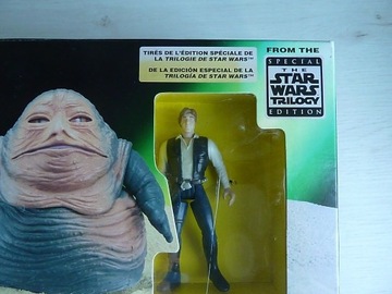 Figurka Han Solo i Jabba star wars hasbro kenner