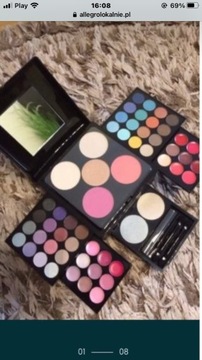 Paleta cieni,błyszczyków i róży Sephora Deborah