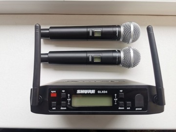 2 Mikrofony bezprzewodowe SHURE GLXD4  600-699mHz