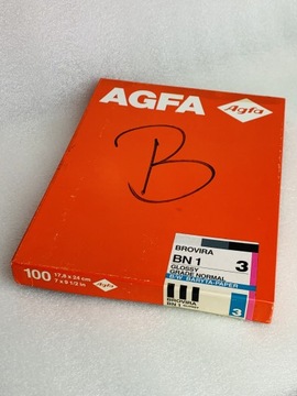 Papier fotograficzny agfa brovira BN1 17,8x24 glossy garde normal