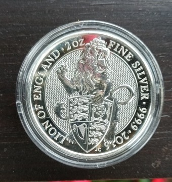 Bestie Królowej 2 oz.Lion of England.